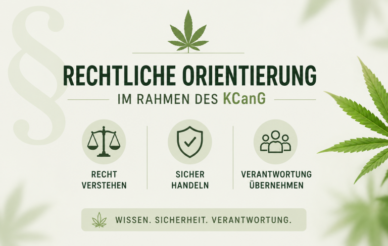 Rechtliche Orientierung im Rahmen des KCanG